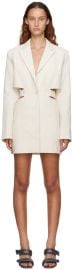 Off White Le Papier La Robe Bari Minidress at ssense